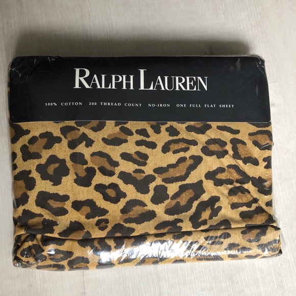 ralph lauren leopard sheets